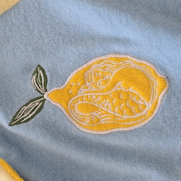 TOMBOLO 'Sirenuse' Limoncello Cabana (Color Block) Men's Large Shirt - Picture 5 of 6